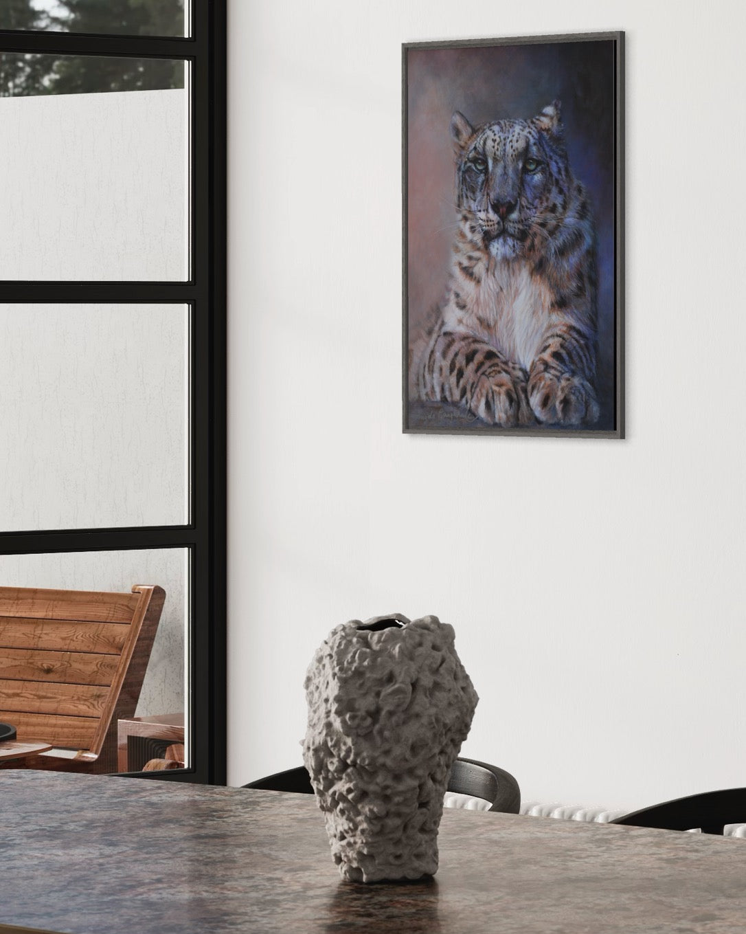 Snow Leopard Portrait